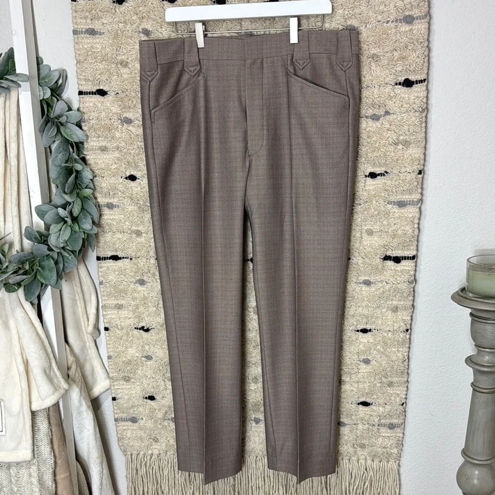 Circle S Men’s Donegal Brown Lambswool Western suit set size 42R / 36R